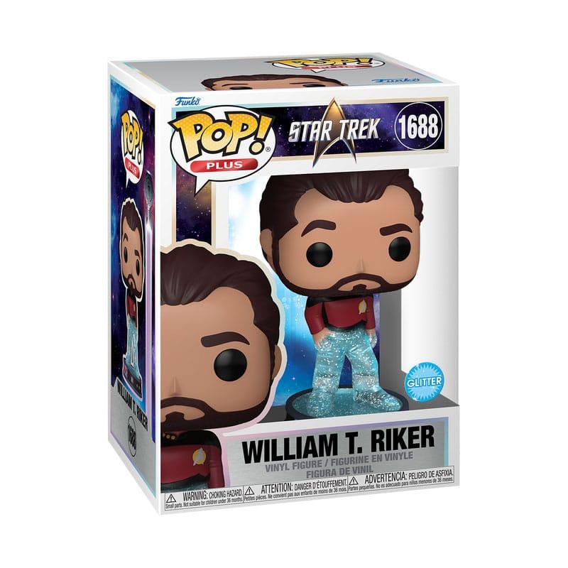 Star Trek Transporter POP! Plus Movies Vinyl Figure Riker 9 cm 1