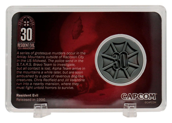 Resident Evil Collectable Coin 30th Anniversary 5
