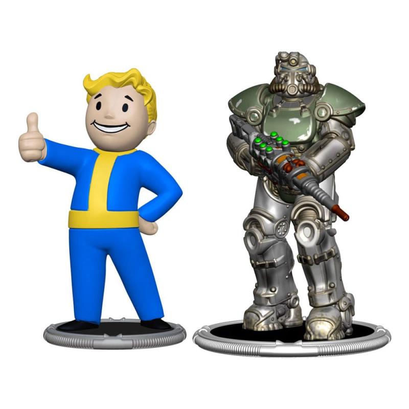 Fallout Mini Figures 2-Pack Set F Raider & Vault Boy (Strong) 7 cm