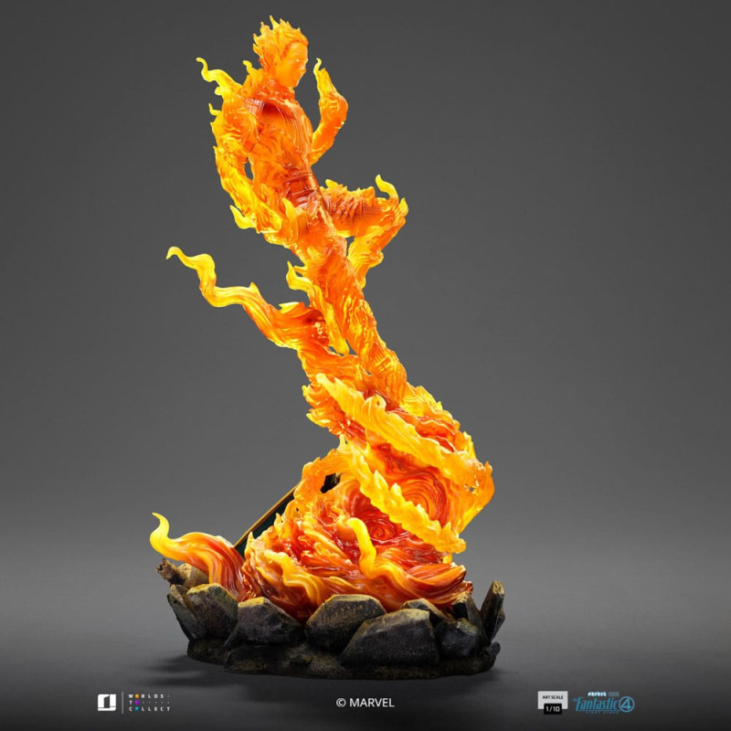 Fantastic Four Art Scale Statue 1/10 Human Torch 30 cm 10