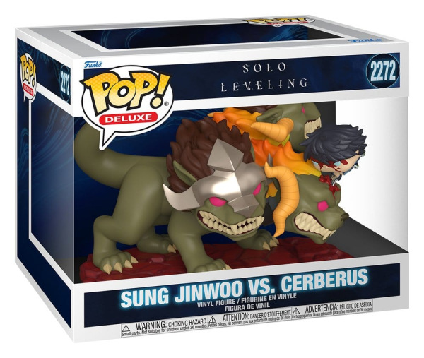 Solo Leveling POP! Deluxe Vinyl Figure Jinwoo Vs Cerberus 9 cm 1