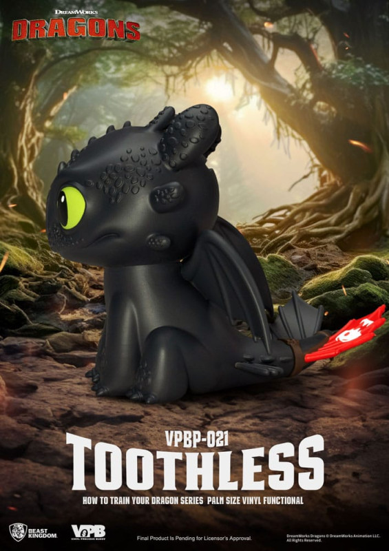 How to Train Your Dragon Piggy Vinyl Bank Toothless 12 cm 4