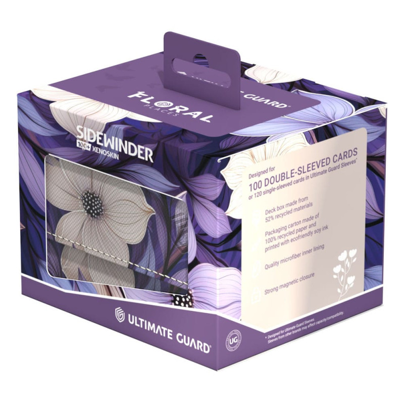 Ultimate Guard Sidewinder 100+ Xenoskin "Floral Places" - Moonlit Glen 9