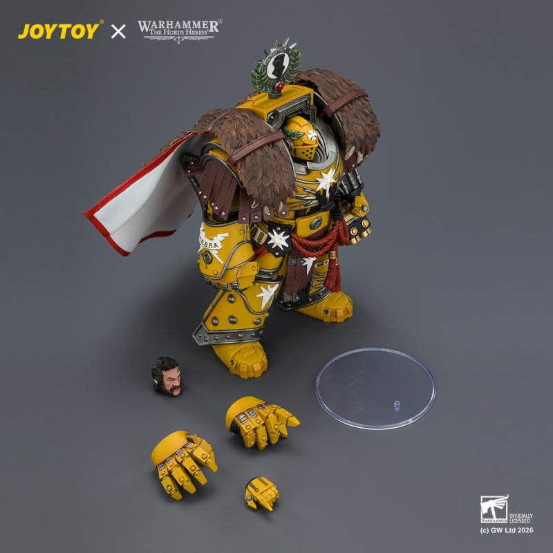 Warhammer Action Figure Imperial Fists Lord Castellan Evander Garrius, The Tyrant of Cthonia 14 cm 5
