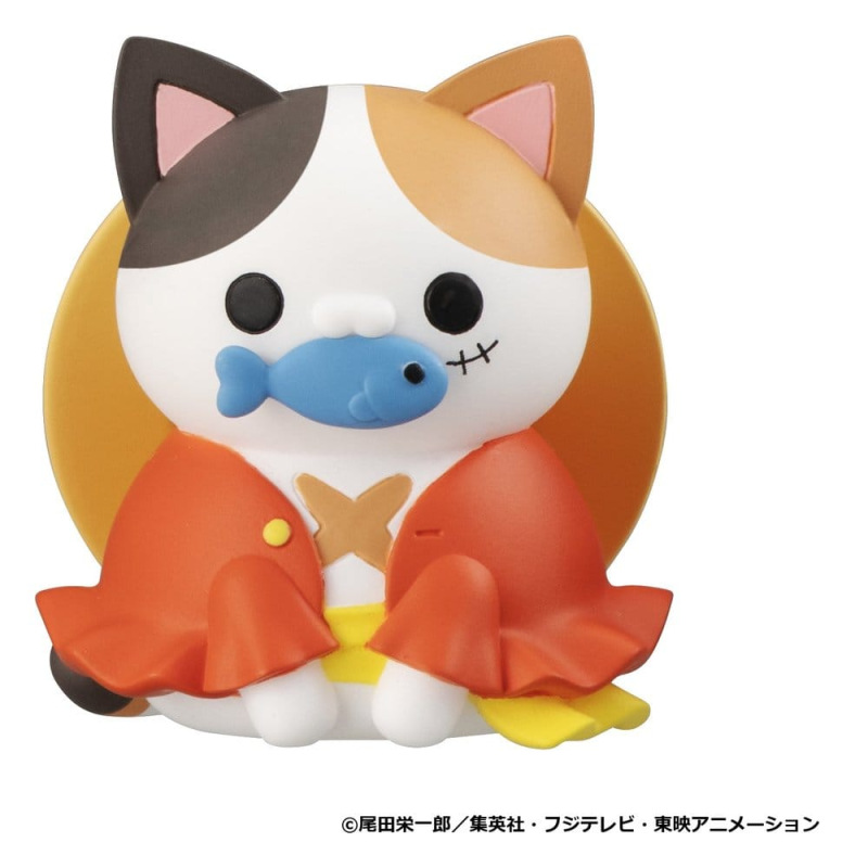 One Piece Mega Cat Project Mini Figures NyanPieceNyan! I'm gonna be king of Paw-rates!! Blind Box As 1
