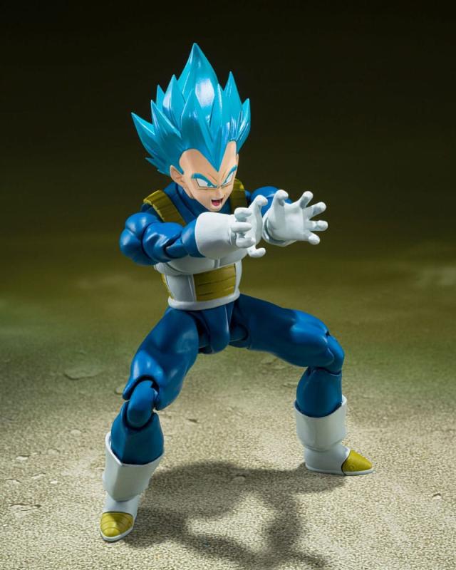 Dragon Ball Super S.H. Figuarts Action Figure Super Saiyan God Super Saiyan Vegeta -Unwavering Saiya 1