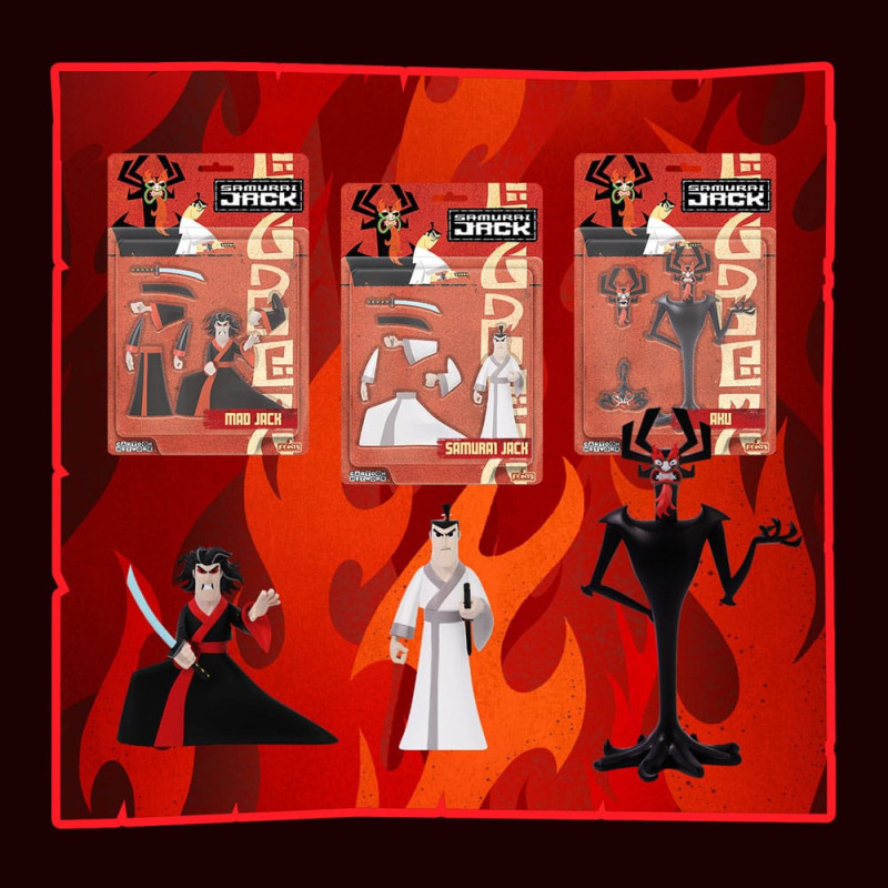 Samurai Jack 5 Points Action Figures 9 cm Deluxe Set Assortment (24) 12