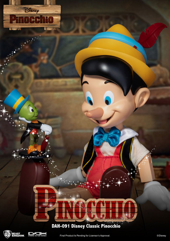 Disney Classic Dynamic 8ction Heroes Action Figure 1/9 Pinocchio 18 cm 5