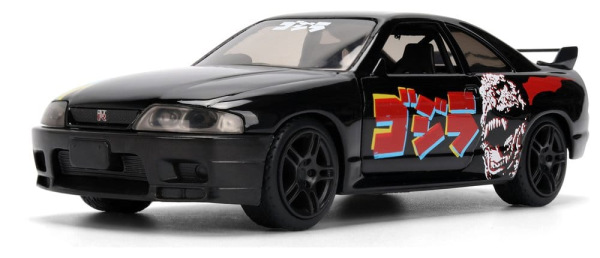 Godzilla Diecast Model 1:32 Nissan Skyline GT-R R33 Assortment (6) 3