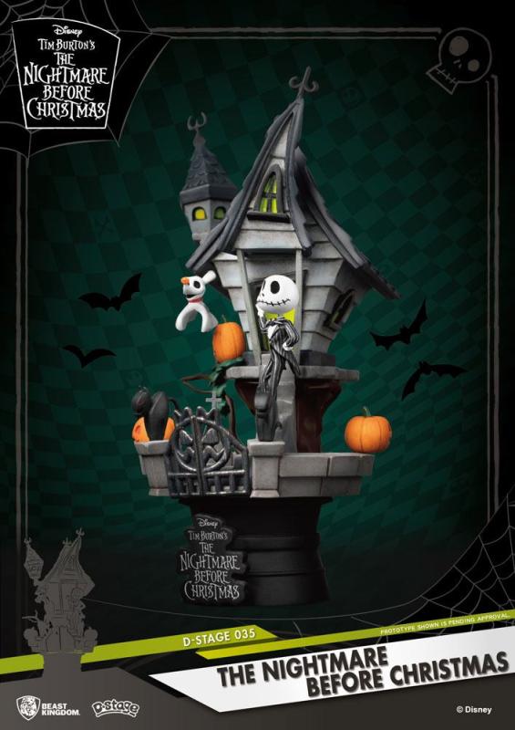 Nightmare before Christmas D-Stage PVC Diorama Jack's Haunted House 15 cm 1