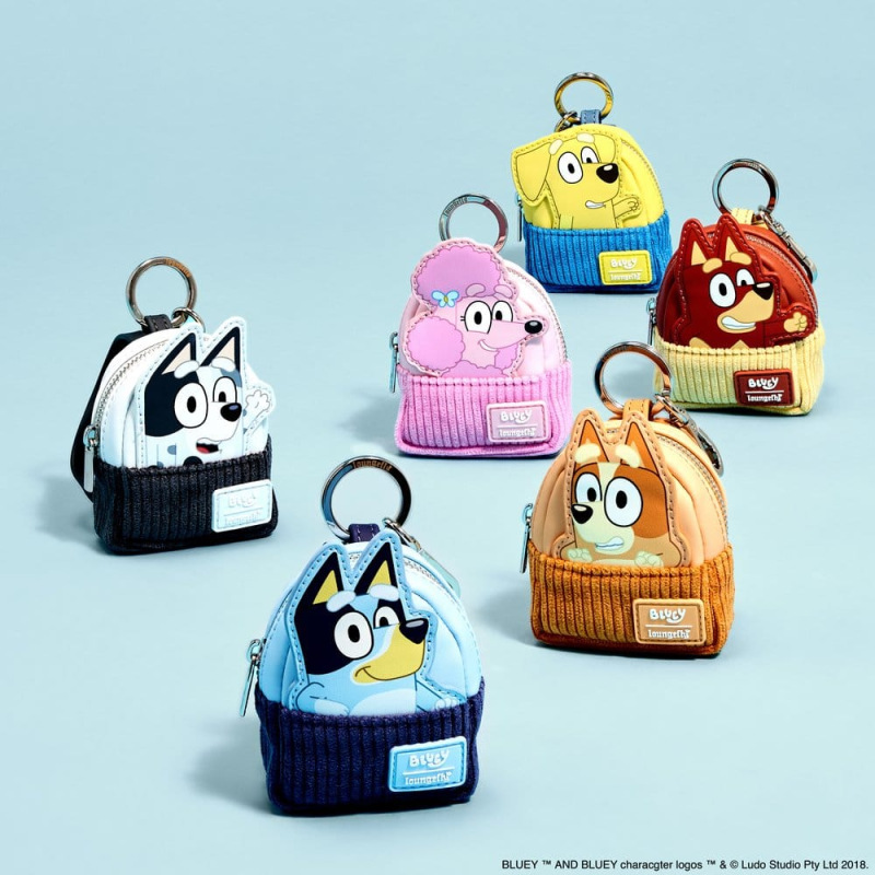Bluey by Loungefly Keychains Mini Backpack Blind Box Assortment (15) 1