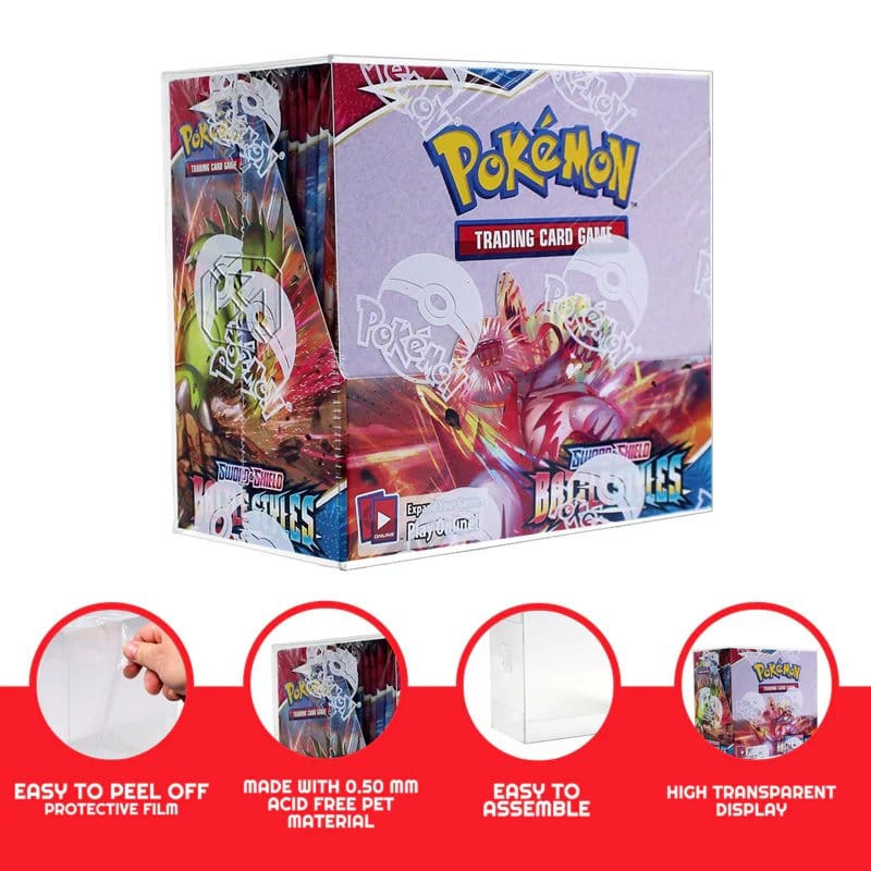 Evoretro PET Display Case Protector for Pokémon Booster Box (1-Pack) 6