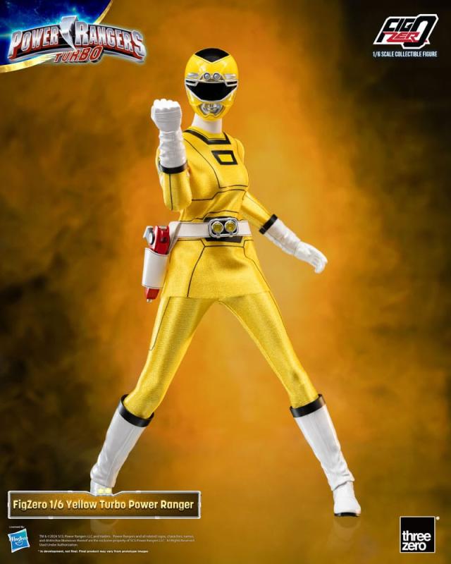 Power Rangers Turbo FigZero Action Figure 1/6 Yellow Turbo Power Ranger 30 cm