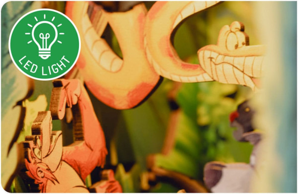 Disney Tiny Adventures Book Nook Mini Diorama The Jungle Book 23 cm 5