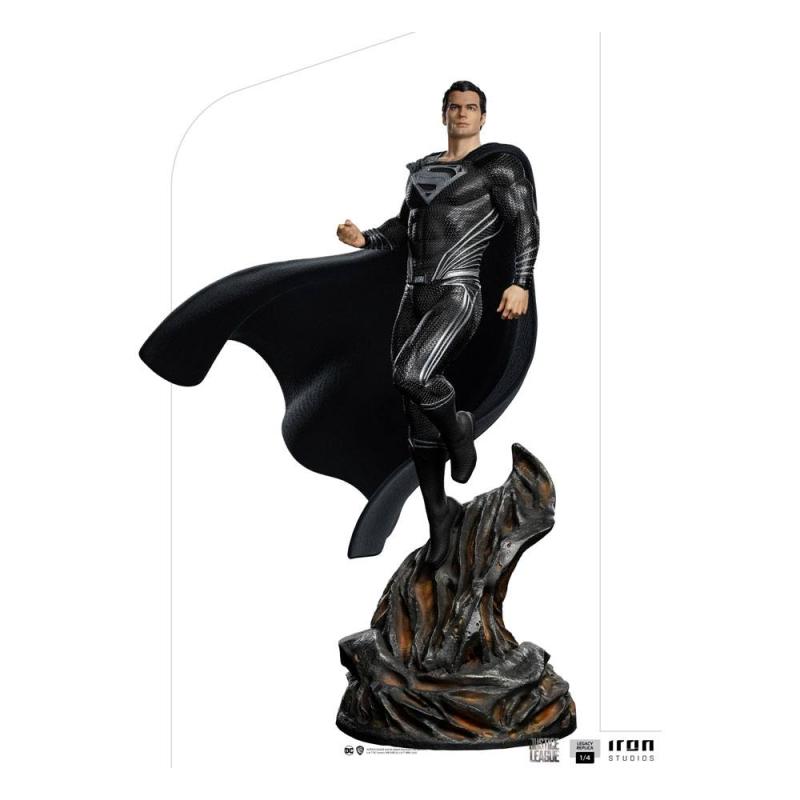 Zack Snyder's Justice League Statue 1/4 Superman Black Suit 65 cm