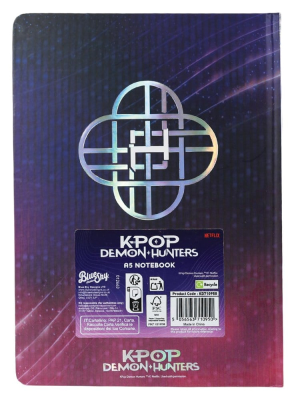 KPop Demon Hunters A5 Notebook Huntr/x 1