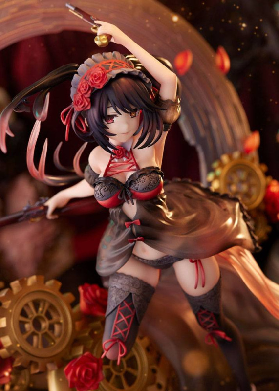 Date A Live IV PVC Statue 1/7 Kurumi Tokisaki Lingerie Swimwear Ver. 27 cm 11