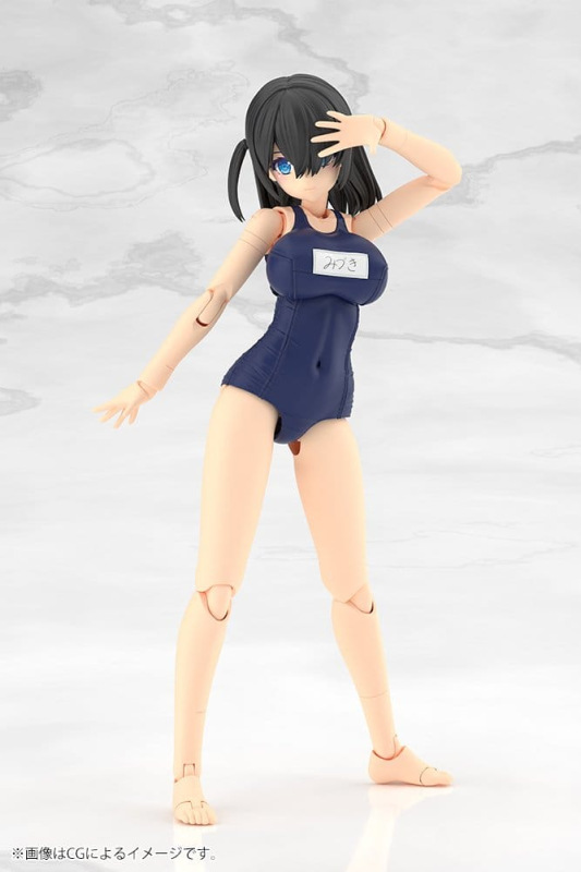 Frame Arms Girl Plastic Model Mizuki School Swimsuits Ver. 16 cm 3