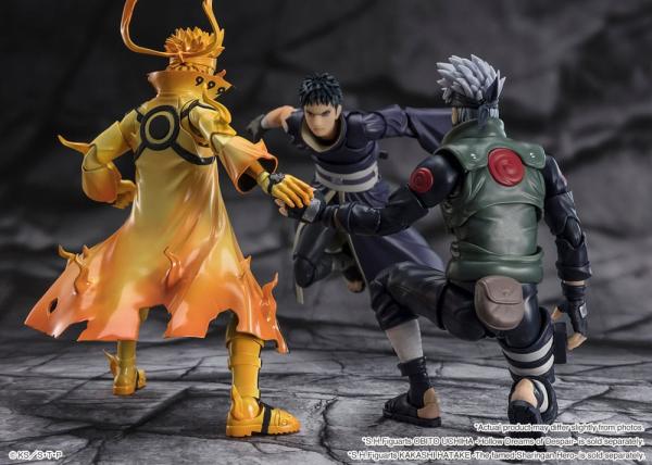Naruto S.H. Figuarts Action Figure Naruto Uzumaki (Kurama Link Mode) - Courageous Strength That Bind