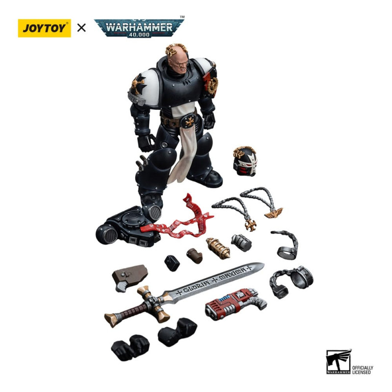Warhammer 40k Action Figure 1/18 Black Templars Emperor's Champion Bayard's Revenge 12 cm 4