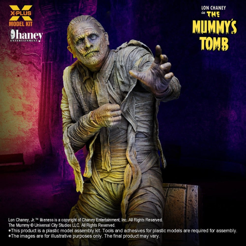 Universal Monsters Plastic Model Kit 1/8 Lon Chaney, Jr. as Mummy (Repro) 23 cm 6