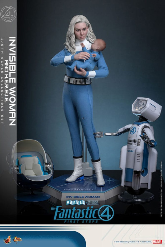 The Fantastic Four: First Steps Movie Masterpiece Action Figure 2-Pack 1/6 Invisible Woman & H.E.R.B 3