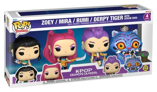 KPop Demon Hunters POP! Vinyl Figures 4-Pack KPOP DH 1