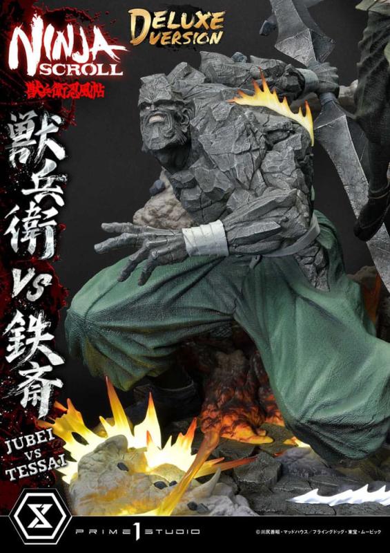 Ninja Scroll Ultimate Premium Masterline Series Statue 1/4 Jubei Versus Tessai Deluxe Version 101 cm