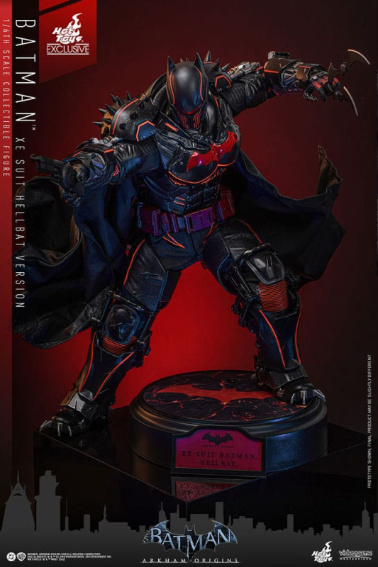 Batman Arkham Origins Videogame Masterpiece Action Figure 1/6 XE Suit Hellbat Version Hot Toys Exclu 2