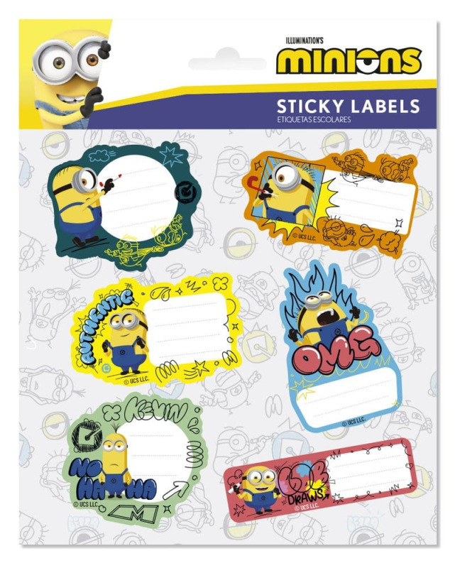 Minions Self-Adhesive Labels Premium