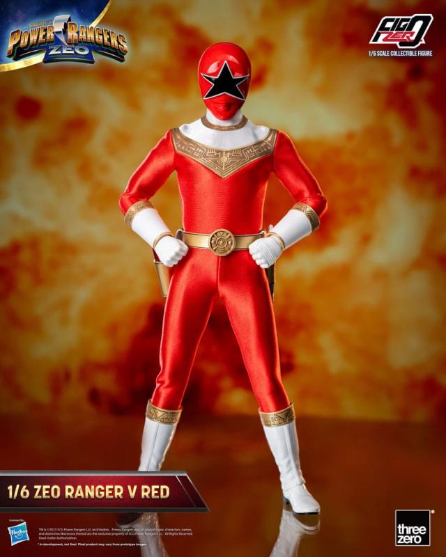 Power Rangers Zeo FigZero Action Figure 1/6 Ranger V Red 30 cm