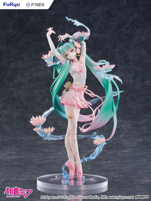 Hatsune Miku F:NEX PVC Statue 1/7 Water lily Ver. 27 cm 1