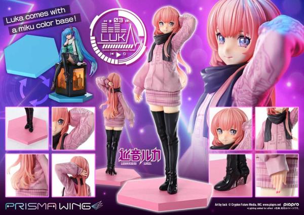 Vocaloid Piapro Characters Prisma Wing PVC Statue 1/7 Megurine Luka (Art by lack) 23 cm