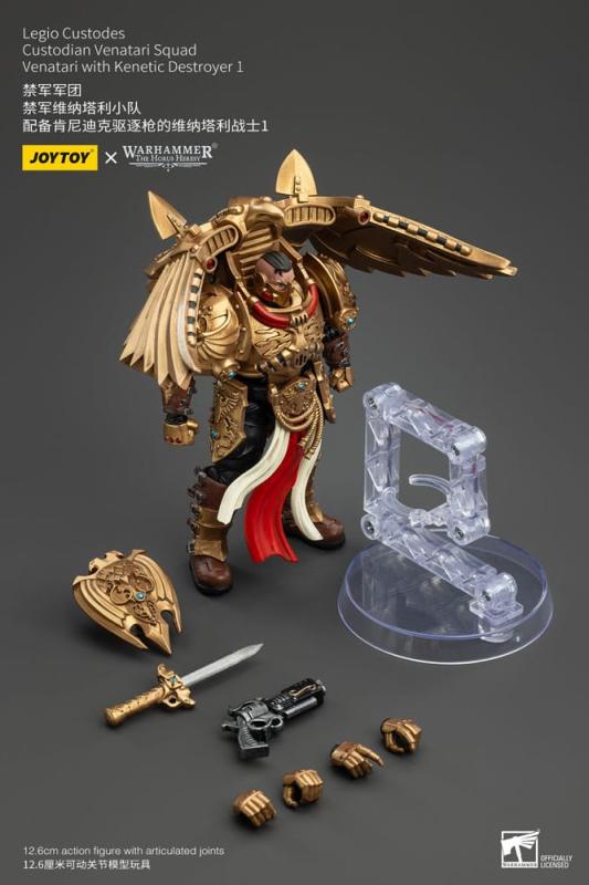 Warhammer The Horus Heresy Action Figure 1/18 Legio Custodes Custodian Venatari Squad Venatari with 8