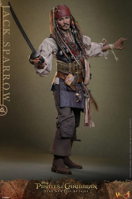 Pirates of the Caribbean: Dead Men Tell No Tales DX Action Figure 1/6 Jack Sparrow 30 cm 7