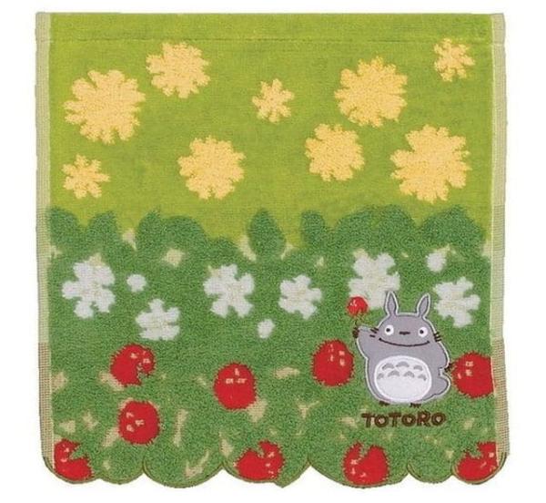 My Neighbor Totoro Mini Towel Flowers & Stawberries 25 x 25 cm