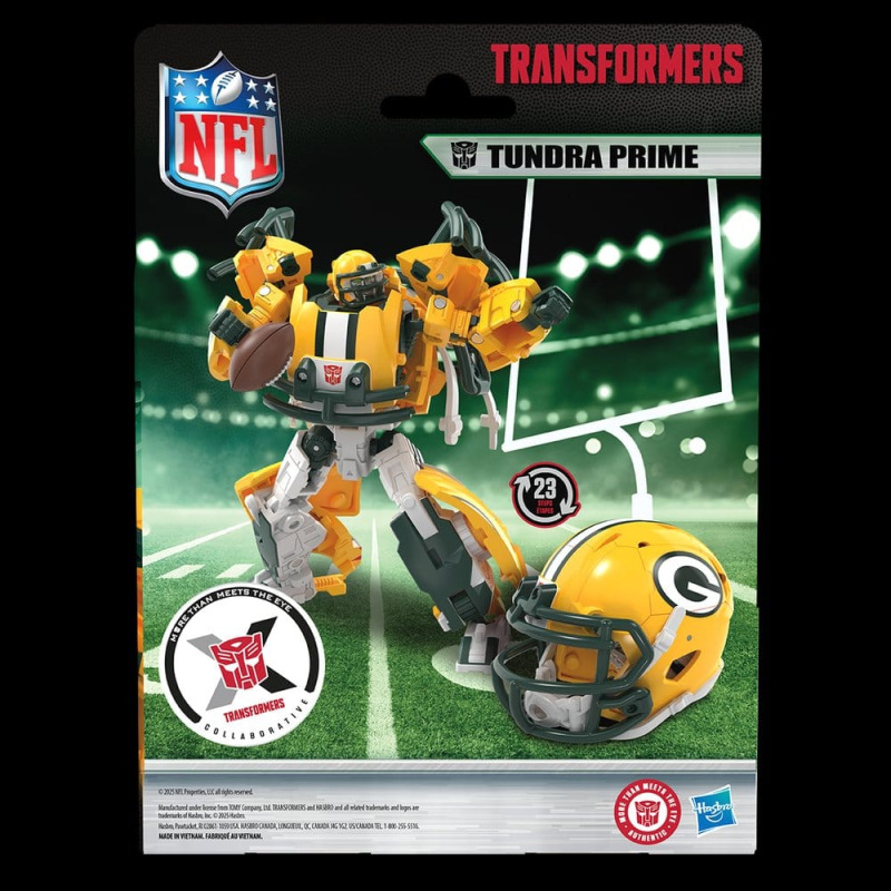Transformers x NFL Action Figure Green Bay Packers: Tundra Prime 14 cm 9