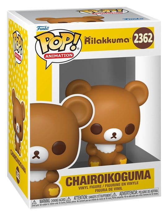 Rilakkuma POP! Animation Vinyl Figure Chairoikoguma 9 cm 1