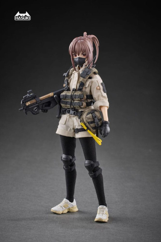 Pocket Art Action Action Figure 1/12 PA006 Reizei Hiyo the Security 15 cm 1