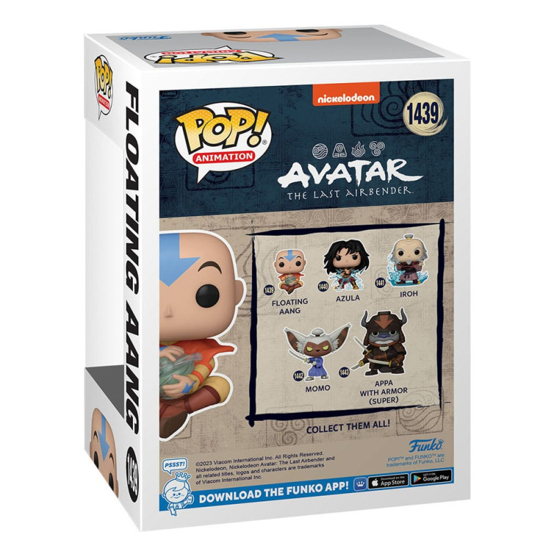Avatar The Last Airbender POP! Animation Vinyl Figure Aang Floating 9 cm 2