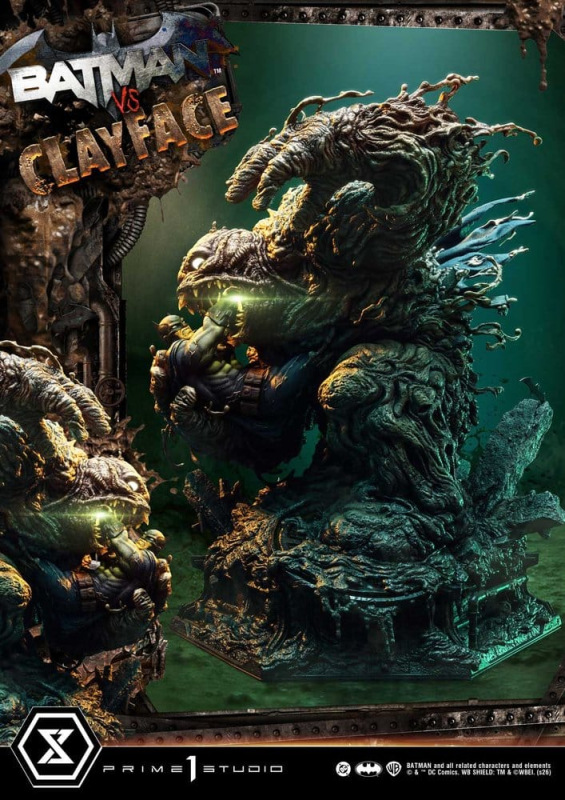 DC Comics Ultimate Premium Masterline Series Statue 1/4 Batman VS Clayface Deluxe Version 83 cm 6