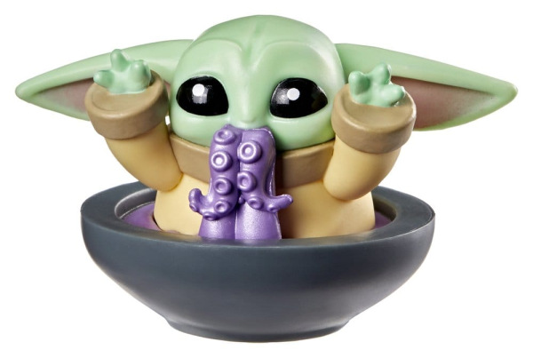 Star Wars Mini Figures 4 cm Grogu Snack Attack Series 1 Blind Box Display (24) 11