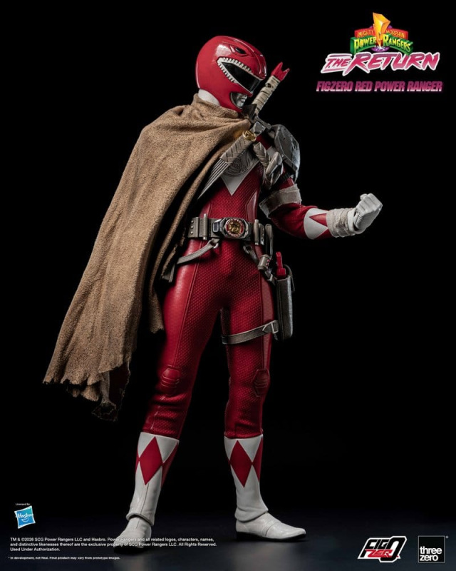 Mighty Morphin Power Rangers: The Return FigZero Action Figure 1/6 Red Power Ranger 31 cm 5