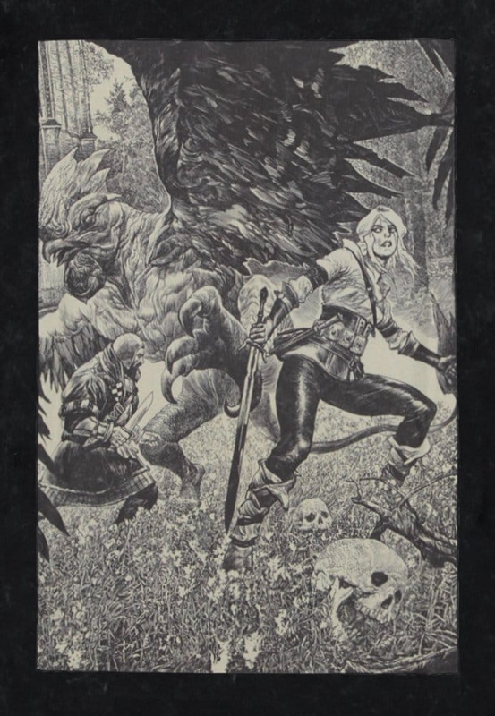 The Witcher T-Shirt Ciri and the Basilisk M 3