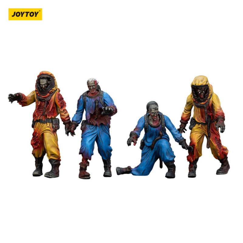 Zombie Dark Source Action Figures 4-Pack Biochemical Lab Team 8 cm 7