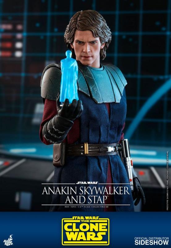 Star Wars The Clone Wars: Anakin Skywalker & STAP - Figure 1/6 - Hot Toys