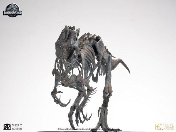 Jurassic World ECC Elite Creature Line Statue 1/12 Indominus Rex Skeleton Bronze 35 cm 3
