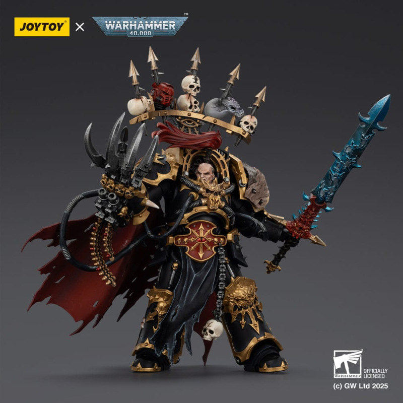 Warhammer 40,000 Action Figure Black Legion Abaddon the Despoiler with Drach'nyen and the Talo 16 c 3