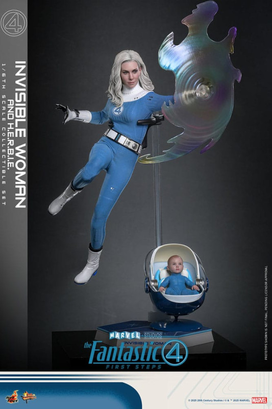 The Fantastic Four: First Steps Movie Masterpiece Action Figure 2-Pack 1/6 Invisible Woman & H.E.R.B 9