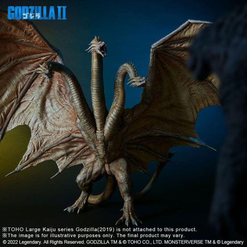 Godzilla 2 King of the Monsters: King Ghidorah 39cm Large Kaiju Series PVC Statue - X-Plus